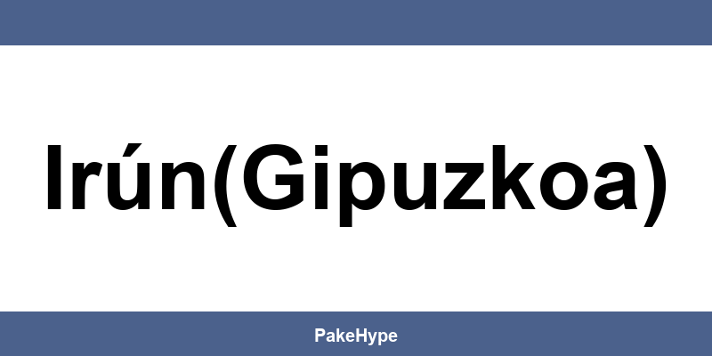 Teléfono gratuito y contacto de Paack en Irún(Gipuzkoa)